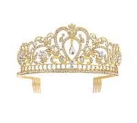 Diadèmes et couronnes for femmes, diadème de couronne, couronne de diadème de princesse en strass de mariage, bandeau accessoires de cheveux for femmes, couvre-chef de mariée