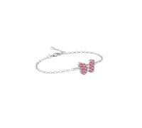 Diademita Bracelet en argent pour enfant avec papillon et cristal