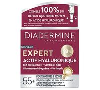 Diadermine - Crème de Jour Expert - Soin Repulpant Jour à l'Acide Hyaluronique - Cible les Rides - Lisse Intensément - Peaux Matures et Sèches - Actif Hyaluronique - Pot de 50 ML