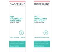 Diadermine - Crème de Jour Visage PH7 - Soin de Jour Hydratant Matifiant - Peau normales à mixtes - 88% d'ingrédients d'origine naturelle - Contenant de 50 ml