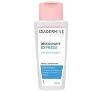Diadermine - Dissolvant Express - Tous Types d'Ongles - Sans Acétone - Formule Ultra Efficace - Prend Soin des Ongles - Bouteille de 125 ml