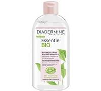 Diadermine - Essentiel Bio - Eau Micellaire Rafraîchissante - Nettoyant Visage - Enrichie en Prébiotiques d'Origine Naturelle - Certifiée Bio - 99% d'ingrédients d'origine naturelle - Flacon de 400ml