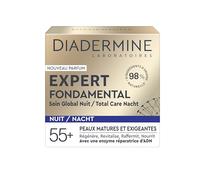 Diadermine - Expert Fondamental - Crème de Nuit Visage - Anti-âge - Peaux Matures et Exigeantes - Régénère, Revitalise, Raffermit et Répare - Soin du Visage - Soin Anti-Age - Pot 50 ml