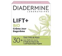 Diadermine - Lift+ Bio - Crème Visage Anti-Âge Jour - Lisse, Raffermit et Apaise - 99% d'ingrédients d'origine naturelle - Soin du Visage - Soin Anti-Age - Certifié BIO - Pot de 50 ml