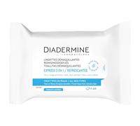 Diadermine Lingettes Démaquillantes Express 3-en-1 40 lingettes.