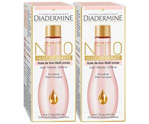 Diadermine N°110 Huile de Beauté Flacon de 100 ml - Lot de 2