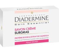Diadermine - Savon Visage et Corps Surgras - Enrichi en Protéine de soie et Extrait de Calendula - Nettoie la Peau sans la déssécher - Peaux Sèches - Savon de 100g - Lot de 6