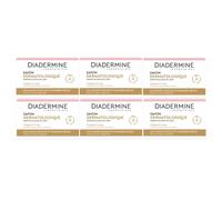 Diadermine - Savon dermatologique aux extraits hydratants d'amande douce et avocat - Visage et Corps - Nettoie et protège la peau du dessèchement - Savon de 100g - Lot de 6