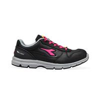 Diadora 701.17530299999999 Homme Chaussure de Piste d'athlétisme, Black/Fucsia Red, 39 EU