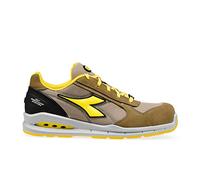 Diadora Chaussures d'athlétisme Run Net AIRBOX Low S1P SRC Tobacco Brown/Moon Rock Gray 41 EU