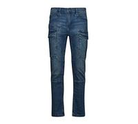 Diadora 702.177651 Pantalon Denim Stone Cargo Light Bleu Atlantique/vert sarcelle