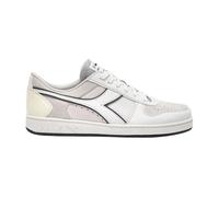 Diadora - Baskets Basses Tech en Daim Blanc - Homme - Chaussures - Blanc - Taille: 45 EU
