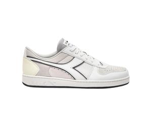 Diadora - Baskets Basses Tech en Daim Blanc - Homme - Chaussures - Blanc - Taille: 45 EU