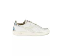 Diadora - Baskets blanches avec détails contrastés - Femme - Chaussures - Blanc - Taille: 35 1/2 EU