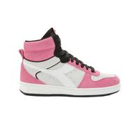 Diadora - Baskets de Basketball Montante en Daim Rose - Femme - Chaussures - Rose - Taille: 38 EU