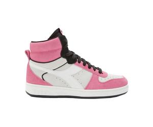 Diadora - Baskets de Basketball Montante en Daim Rose - Femme - Chaussures - Rose - Taille: 38 EU