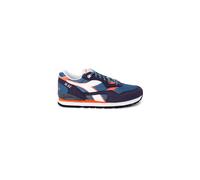 Diadora - Baskets en Cuir Bleu Style Rétro - Homme - Chaussures - Multicolore - Taille: 40 EU