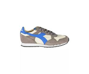 Diadora - Baskets en Cuir Gris Élégants - Femme - Chaussures - Gris - Taille: 36 1/2 EU