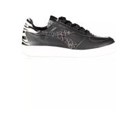 Diadora - Baskets en cuir noir avec des accents contrastants - Femme - Chaussures - Noir - Taille: 35 1/2 EU