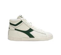 Diadora - Baskets Hautes en Cuir Vert - Homme - Chaussures - Blanc - Taille: 45 1/2 EU