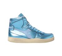 Diadora - Baskets Heritage en Cuir Métallisé - Femme - Chaussures - Bleu - Taille: 38 EU