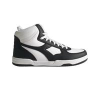 Diadora - Baskets mi-montante en cuir synthétique - Homme - Chaussures - Blanc - Taille: 45 EU