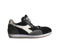 Diadora - Baskets Stone Washed Modèle Heritage - Homme - Chaussures - Noir - Taille: 44 EU