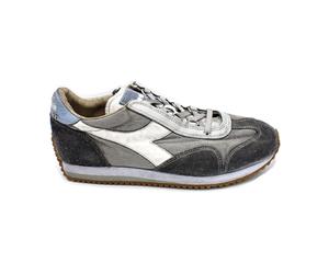 Diadora - Baskets Vertes Vintage Modèle Heritage - Homme - Chaussures - Gris - Taille: 44 EU