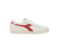Diadora - Baskets Vintage Cuir Blanc Rouge - Homme - Chaussures - Blanc - Taille: 40 1/2 EU