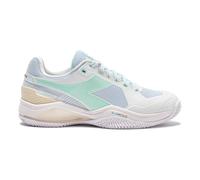 Diadora Blushield Torneo 3 Chaussure terre battue Femmes-blanc, vert 36.5