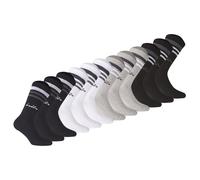 Diadora Chaussettes De Tennis Unisex - Pack De 12, Logo, Rayures