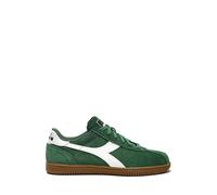 Diadora Chaussure Basse Baskets Casual Modèle Tokyo 181247 Tige en Cuir Suède Premium, Semelle en Caoutchouc, Chaussures Unisexe, vert, 43 EU