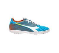 Diadora Chaussures de Futsal Brasil Elite Fast GR Tfr pour Homme, Bleu Fluo, Blanc, Orange, 40 EU