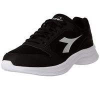Diadora Chaussures de Gymnastique Robin 4w pour Femme, Noir, Noir, Argent, Blanc, 39 EU