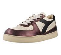 Diadora Chaussures Femme Heritage Mi Basket Low Metallic Dirty Beige Lumière, beige, 40.5 EU