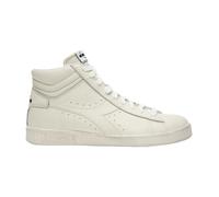 Diadora - Game L High Premium Leather Baskets - Homme - Chaussures - Blanc - Taille: 47 EU