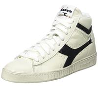 Diadora Baskets Game L Low Waxed Mixte Blanc et Noir (Black 01) Taille 44,5 EU
