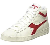 Diadora Game L Low Waxed, Chaussure de Gymnastique, White/Red Pepper,
