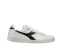 Diadora Game L Low Waxed, Sneakers Basses Mixte, Blanc (WHITE /BLACK C0351)38 EU