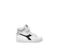 Diadora Game P High PS Chaussure de Gymnastique, White Black Ultimate Gray, 31 EU