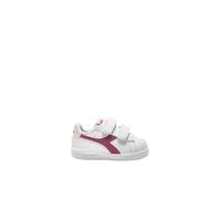 Diadora Game P PS Girl Chaussure de Gymnastique, White Claret Red, 32 EU