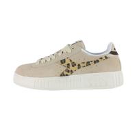 Diadora - Game Step Suede Animalier Baskets - Femme - Chaussures - Beige - Taille: 38 EU