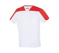 Diadora Garçon, Team T-Shirt Blanc, Rouge, S Vêtement d'extérieur, S