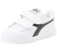 Diadora Garçon Unisex Kinder Game P PS Chaussure de Gymnastique, White/Black/Ultimate Gray, 28 EU
