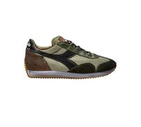 Diadora Heritage Chaussures Equipe Dirty SW Evo 181251 Baskets Casual Unisexe Toile Vert Sauge