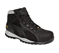 DIADORA Homme Chaussures DE SÉCURITÉ Haute Noirs S3 SRA HRO ESD Glove Tech High PRO-173527800130, 44 EU