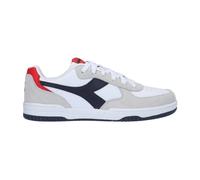 Diadora, Homme, Chaussures, Multicolore, Taille: 46 EU Baskets Basse Blanc/Bleu/Rouge Classique