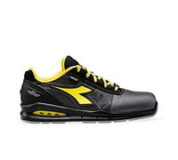 Diadora Homme Run Net AIRBOX MATRYX Low S1P SRC Chaussure de Piste d'athlétisme, Wind Gray/Black, 40 EU