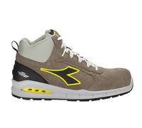 Diadora Homme Run Net AIRBOX Mid S3 SRC Chaussure de Piste d'athlétisme, Wind Gray/Wind Gray, 47 EU