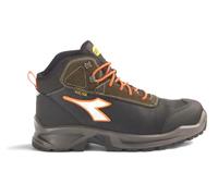DIADORA Homme Sport DIATEX Mid S3 WR CI SRC Chaussure Bateau, Nero/Verde RABBIA, 44 EU